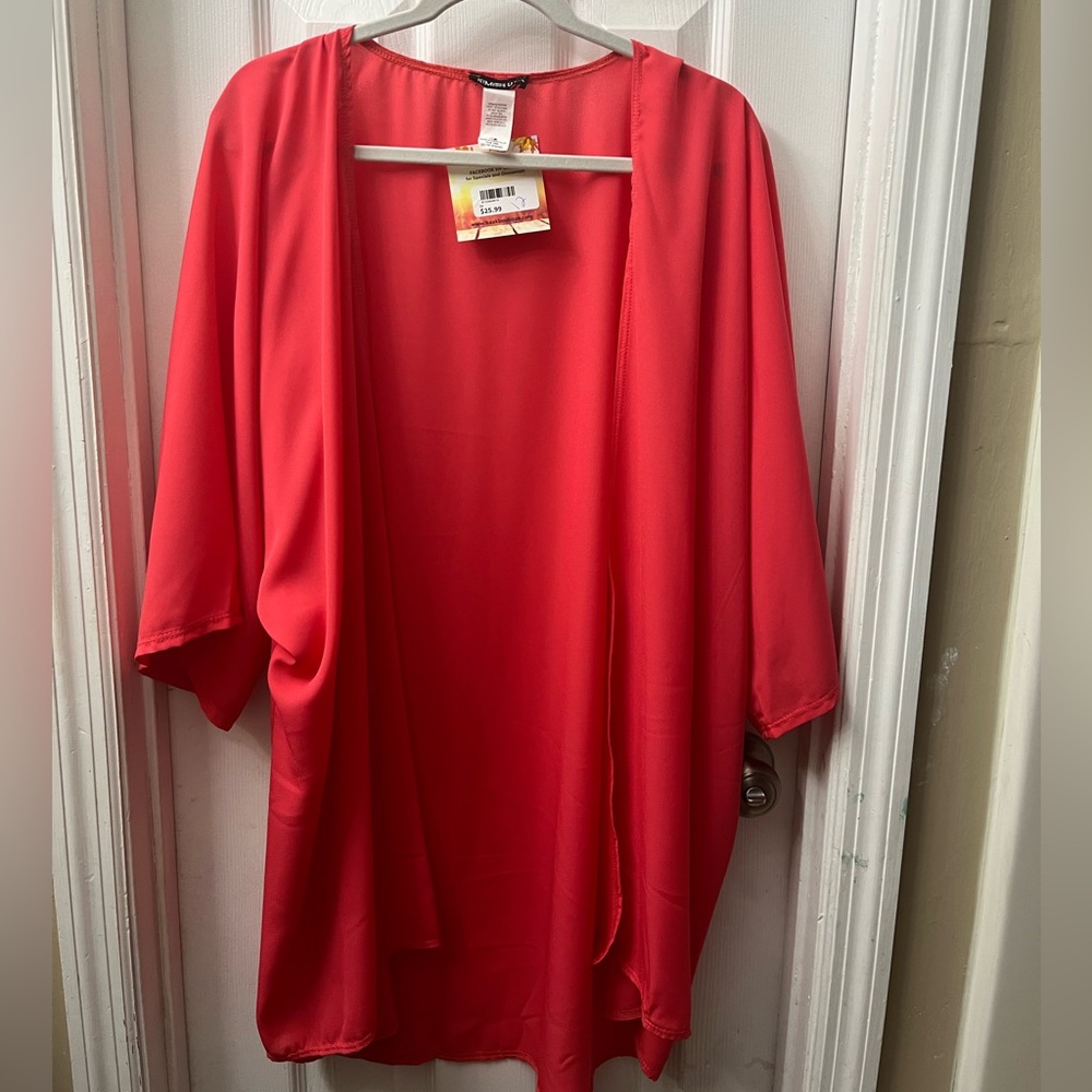 Hot pink kimono NWT